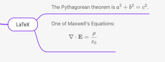 LaTeX math formula rendering
